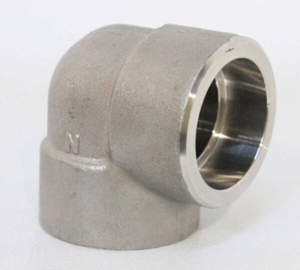 049 CODO DE ACERO INOXIDABLE SOCKET WELD 304 Y 316 X 90° 3000 LBS