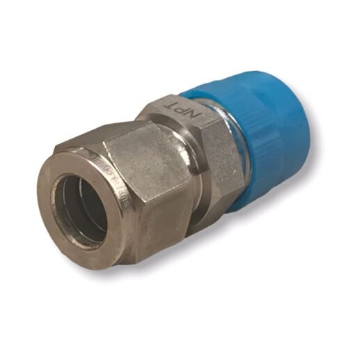 CONECTOR RECTO DE INOXIDABLE PARA TUBING CON TERMINALES OD Y NPT
