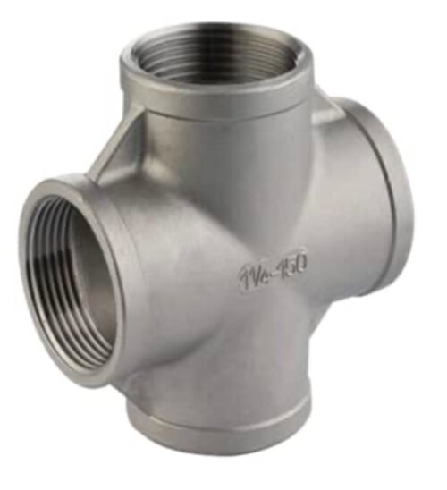 CRUZ DE ACERO INOXIDABLE ROSCADO NPT 304 Y 316 150LBS