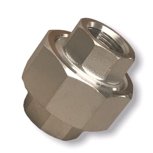TUERCA UNION ROSCADA DE INOXIDABLE 304 Y 316 150LBS Y 3000LBS